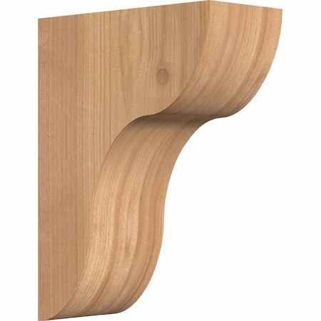Carmel Smooth Corbel, Western Red Cedar, 5 1/2"W x 12"D x 16"H
